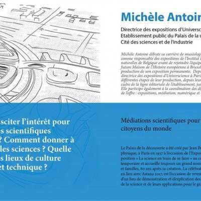 Conférence de Michèle Antoine, directrice des expositions d'Universcience - Mardi 29 août 2017 de 18h00 à 20h00