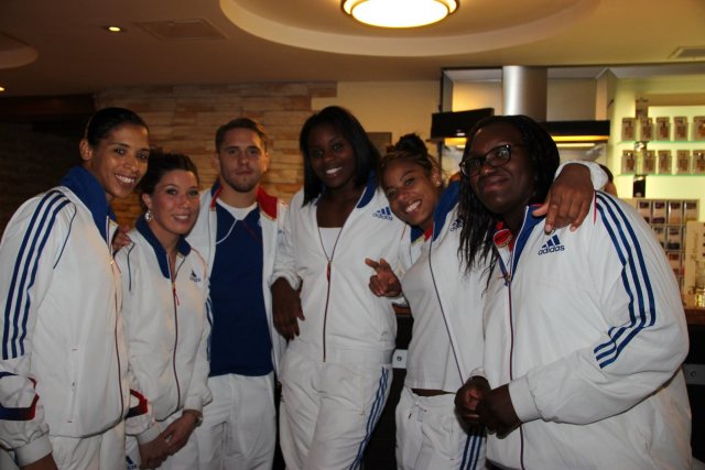 L'équipe de France de judo